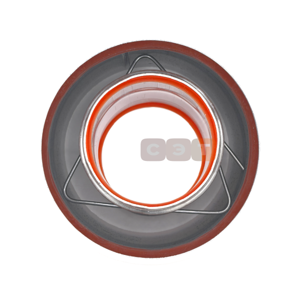 Адаптер коаксиальный вертикальный (хомут)  Camino Ø 60/100 мм (BAXI, Viessmann, Kiturami)